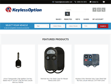 Tablet Screenshot of keylessoption.com